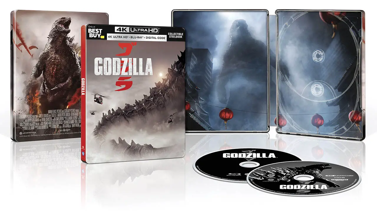 Godzilla 2014 4k Blu-ray SteelBook 