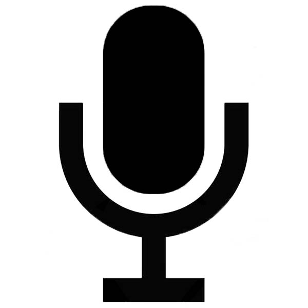 microphone icon black