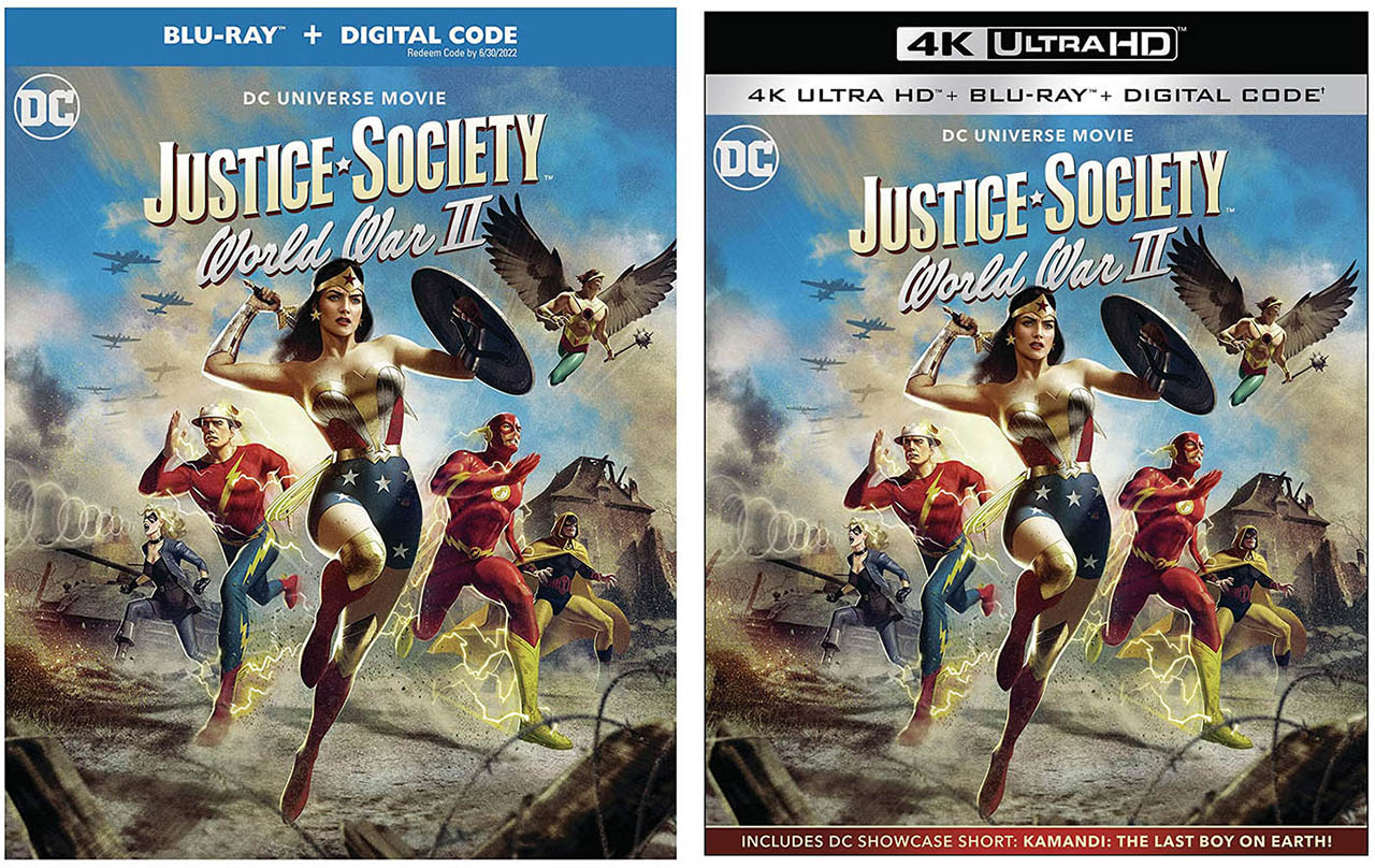 Justice Society- World War II 4k Blu-ray 2up