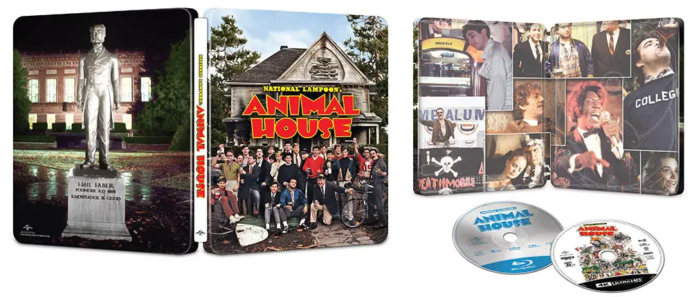 National Lampoons Animal House 4k SteelBook high rez open