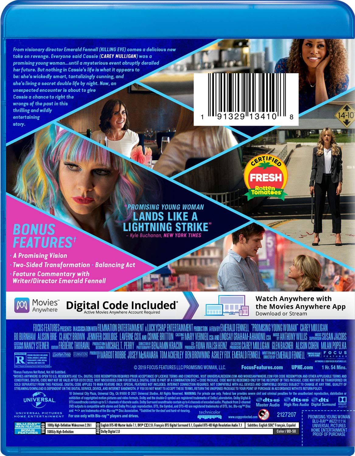 Promising Young Woman Blu-ray back