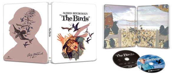 The Birds 4k Blu-ray SteelBook open