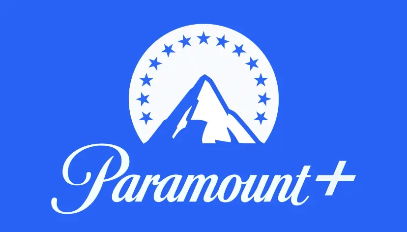 paramount plus logo on blue