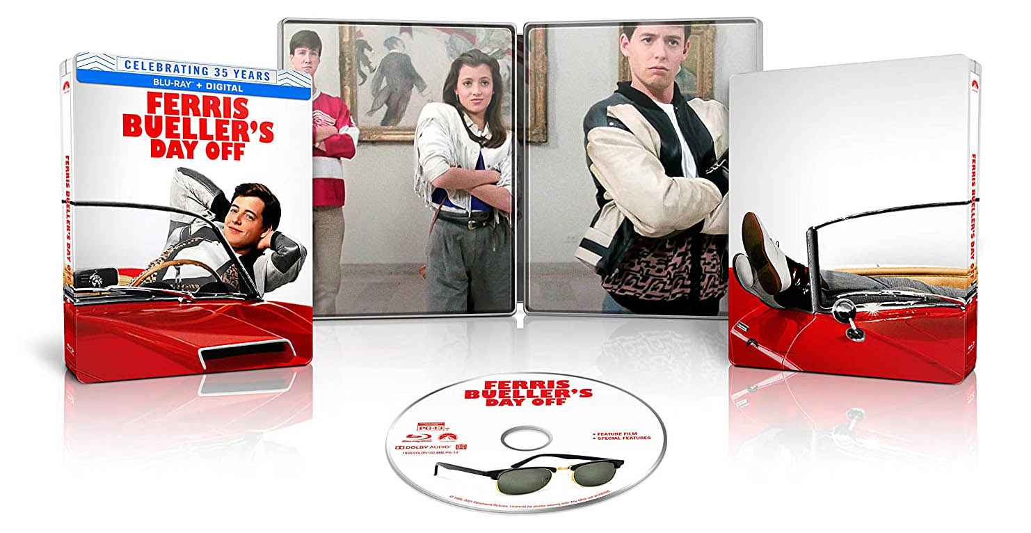 Ferris Bueller's Day Off Blu-ray SteelBook open