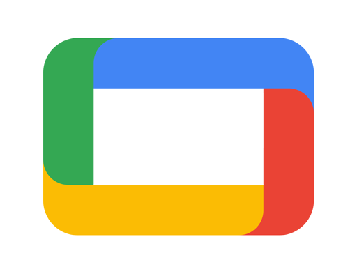 Google TV app logo med