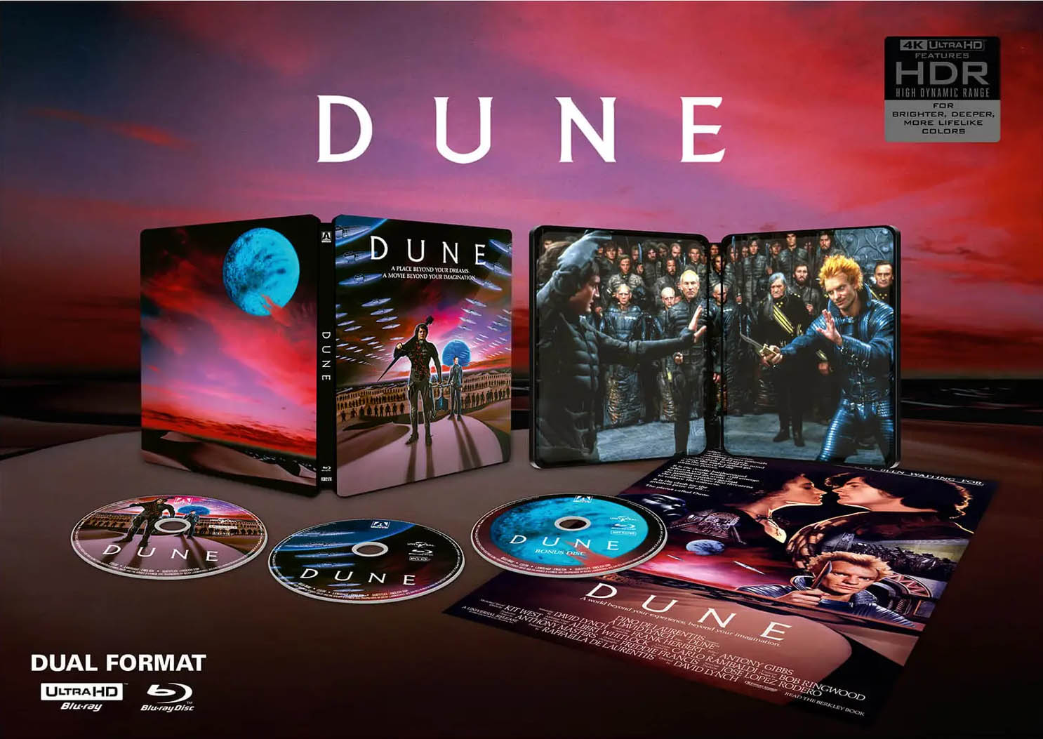 Dune - Limited Edition 4K Ultra HD Steelbook w Blu-ray