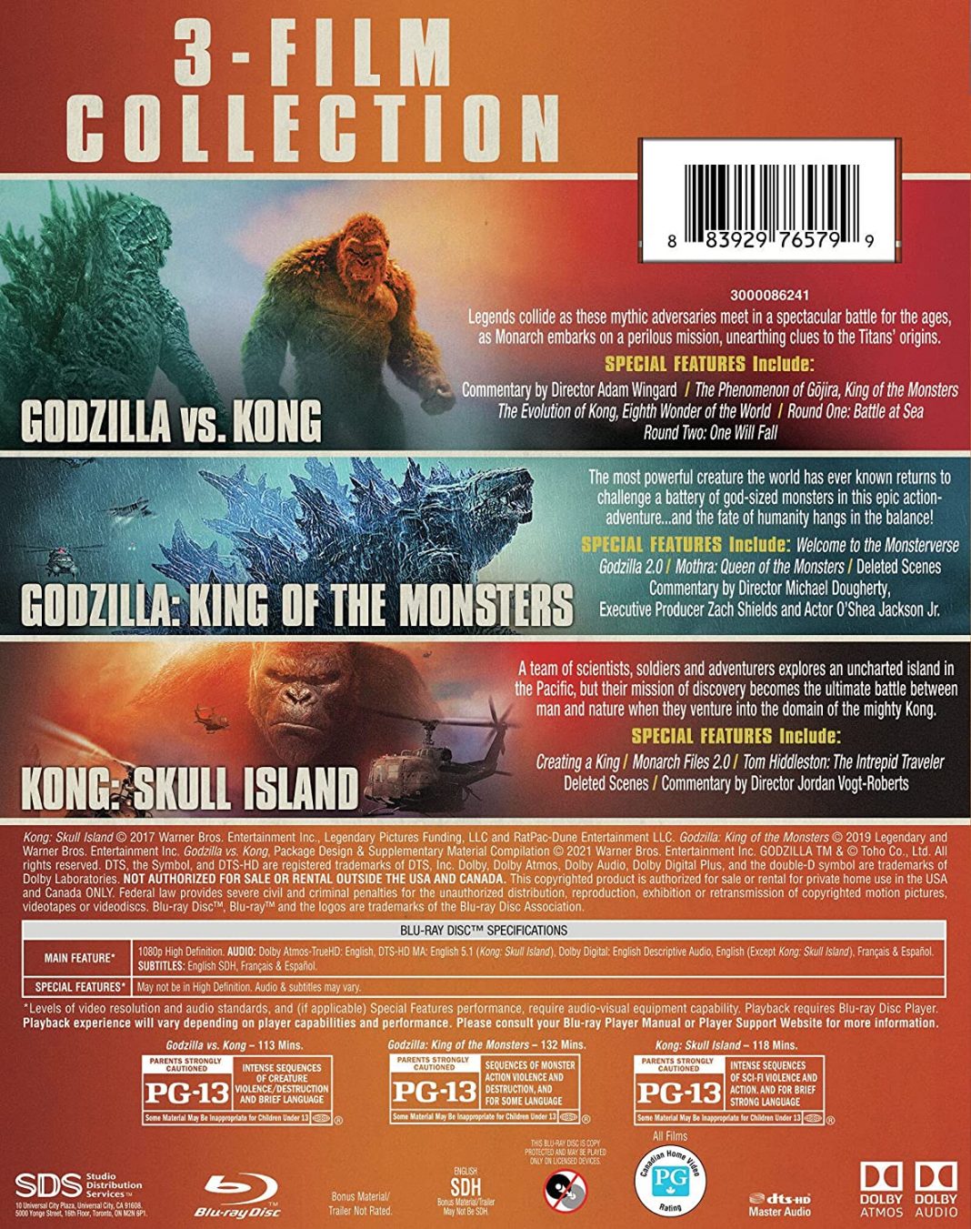 Godzilla/Kong 3-Movie Blu-ray Collection Releasing June 15th | HD Report