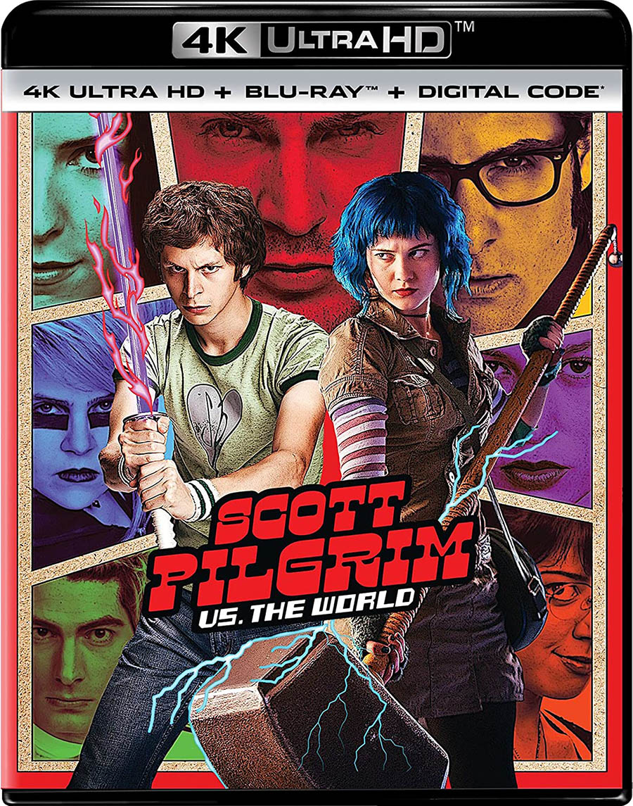 Scott Pilgrim vs. The World 4k Blu-ray front
