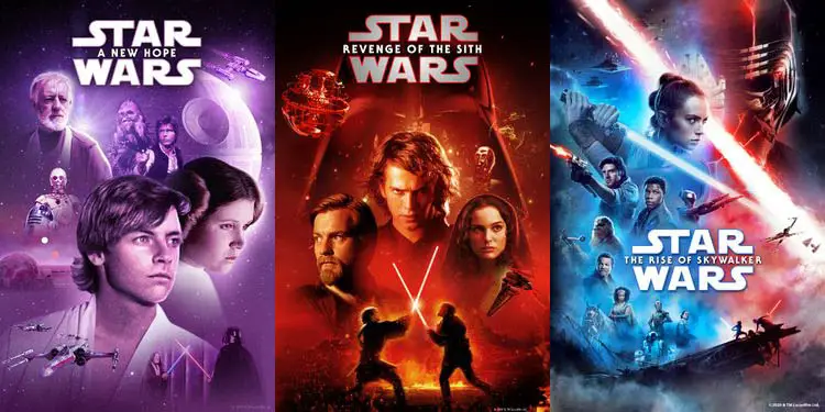 Star Wars trilogy movie thumbs