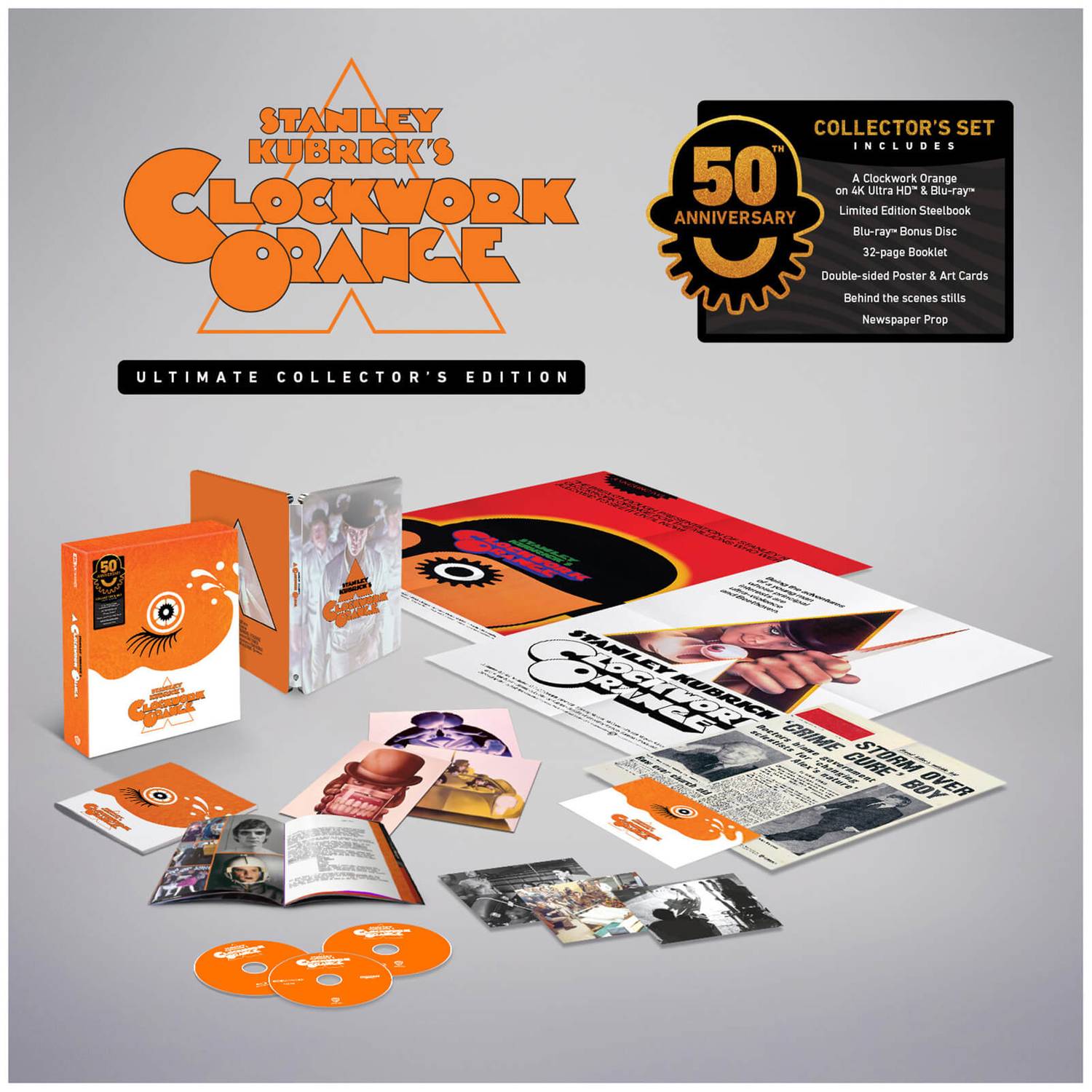 A Clockwork Orange 4k Blu-ray Collectors Set