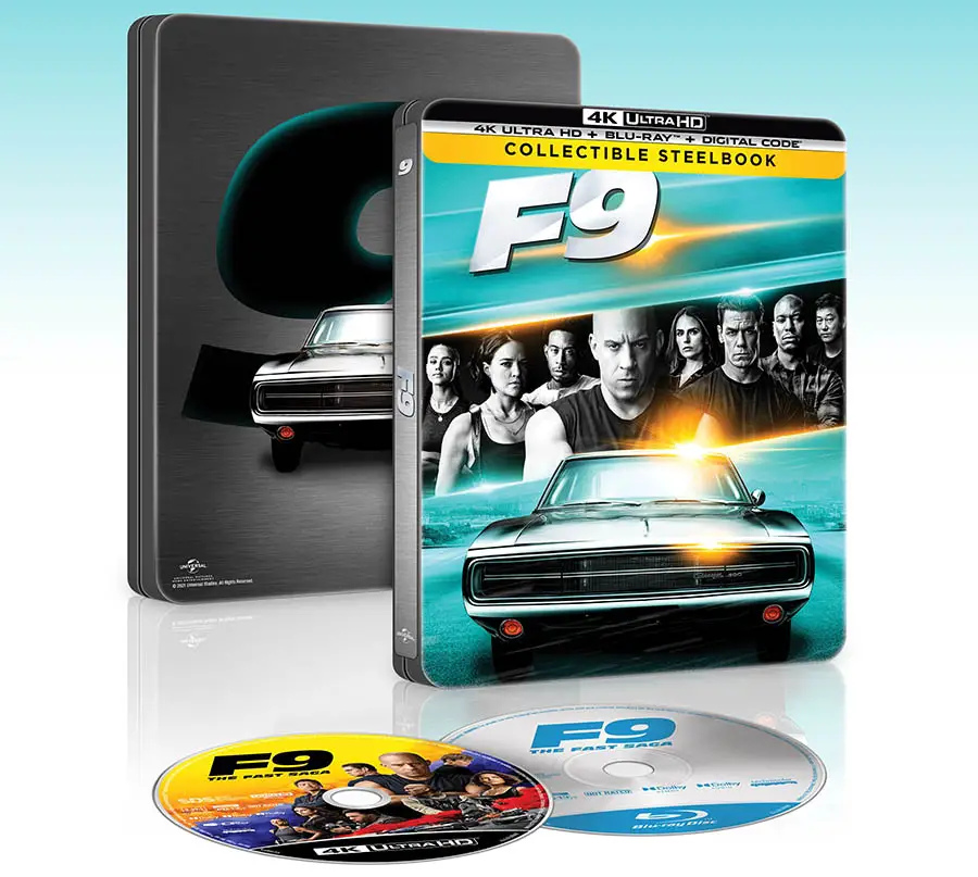 F9 - The Fast Saga 4k Blu-ray SteelBook 900