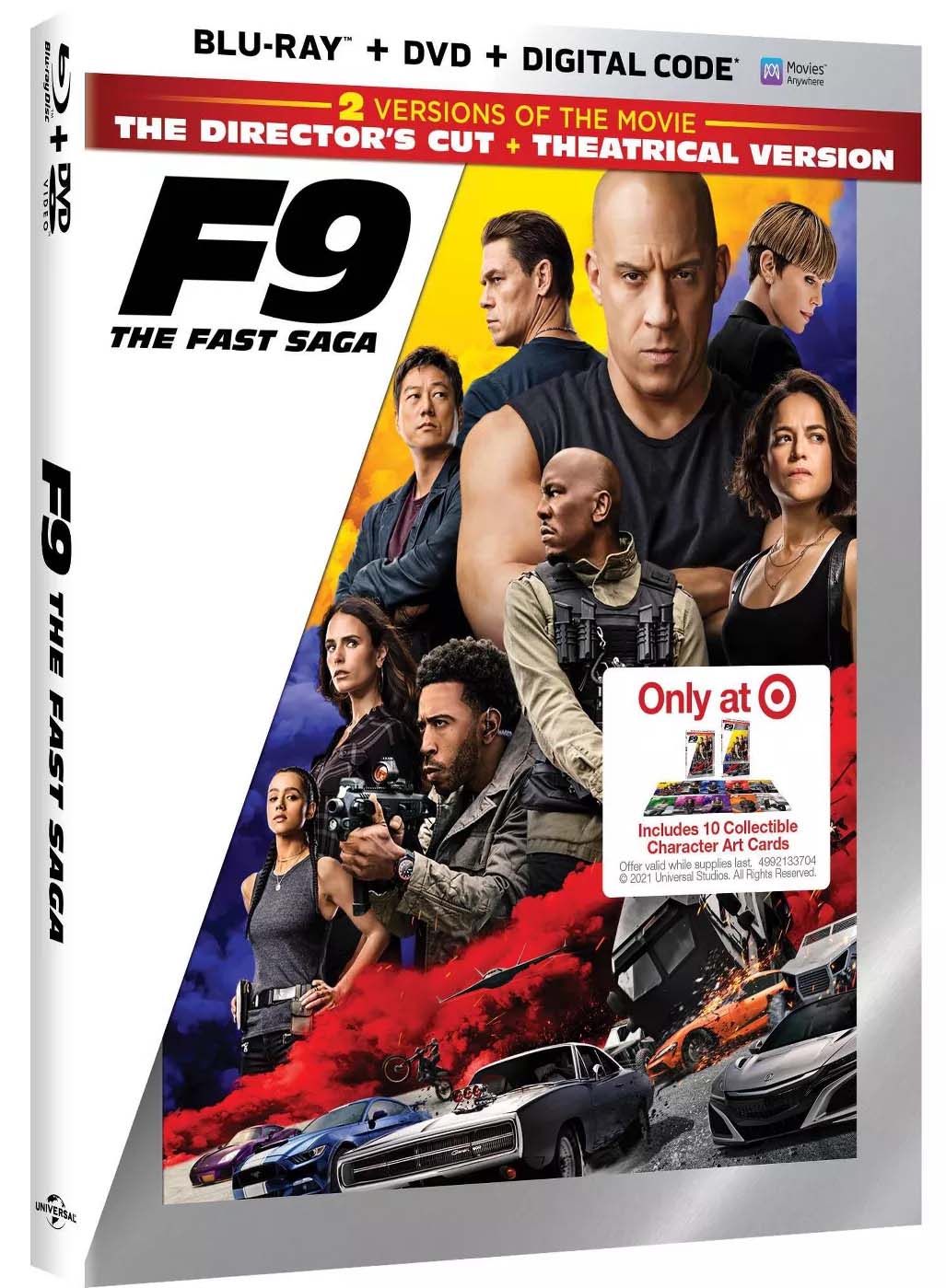 F9- The Fast Saga Directors Blu-ray Target Exclusive