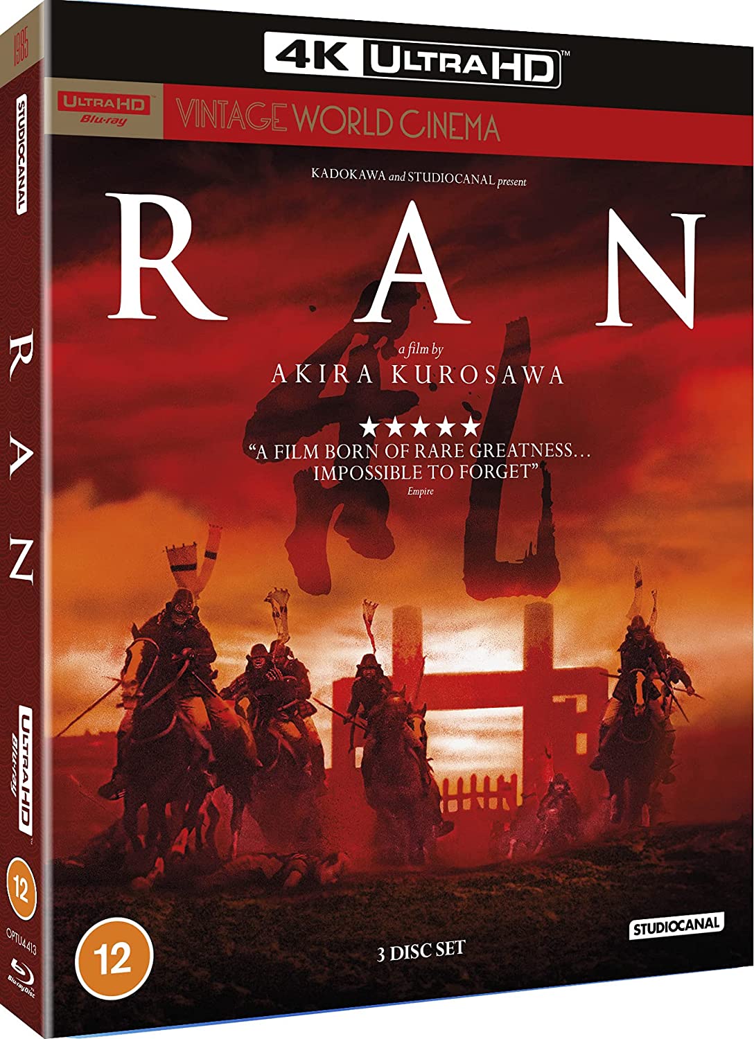 Ran 4k Blu-ray angle UK