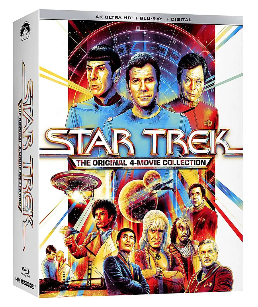 Star Trek- The Original 4-Movie Collection 4k Blu-ray 900