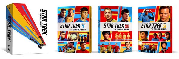 Star Trek- The Original Series- The Complete Series Blu-ray SteelBook open