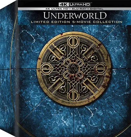 Underworld Limited Edition 5-Movie Collection 4k Blu-ray 500