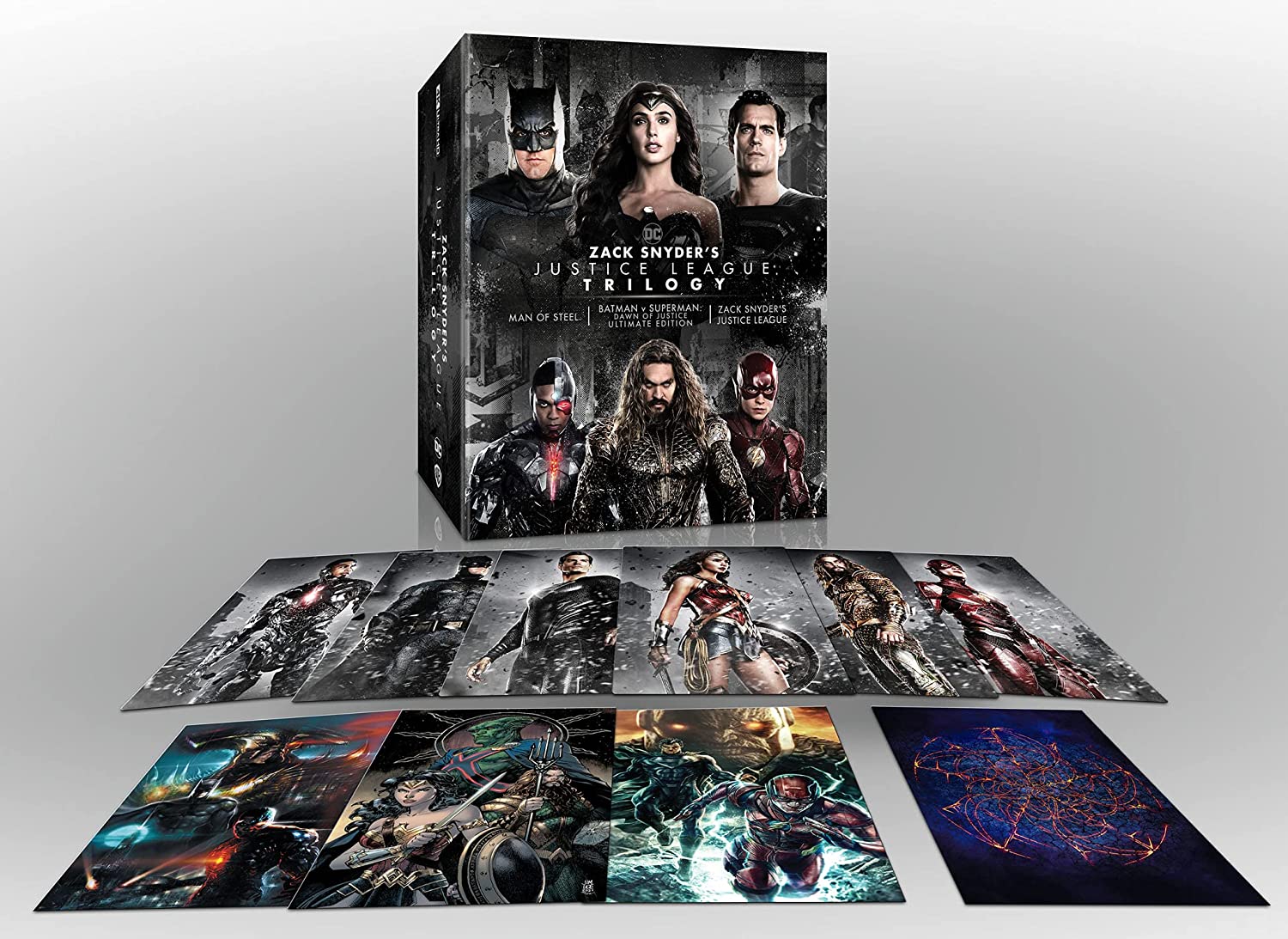 Zack Snyder's Justice League Trilogy box open