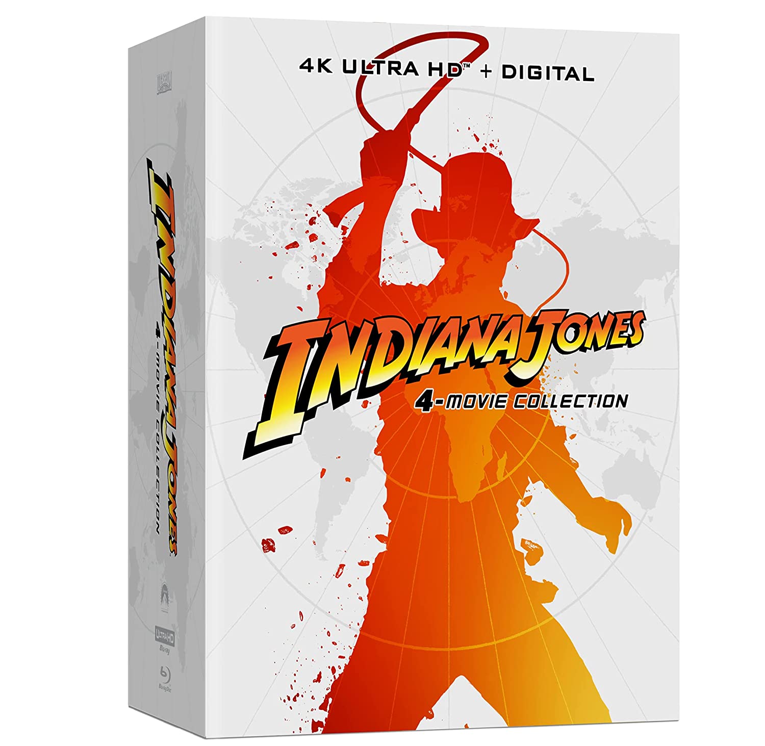 Indiana Jones 4 movie collection 4k blu-ray steelbook case