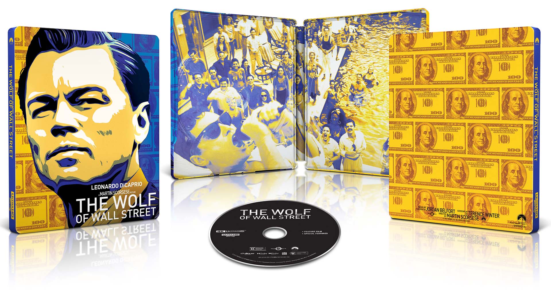 The Wolf of Wall Street 4k Blu-ray SteelBook 1080px