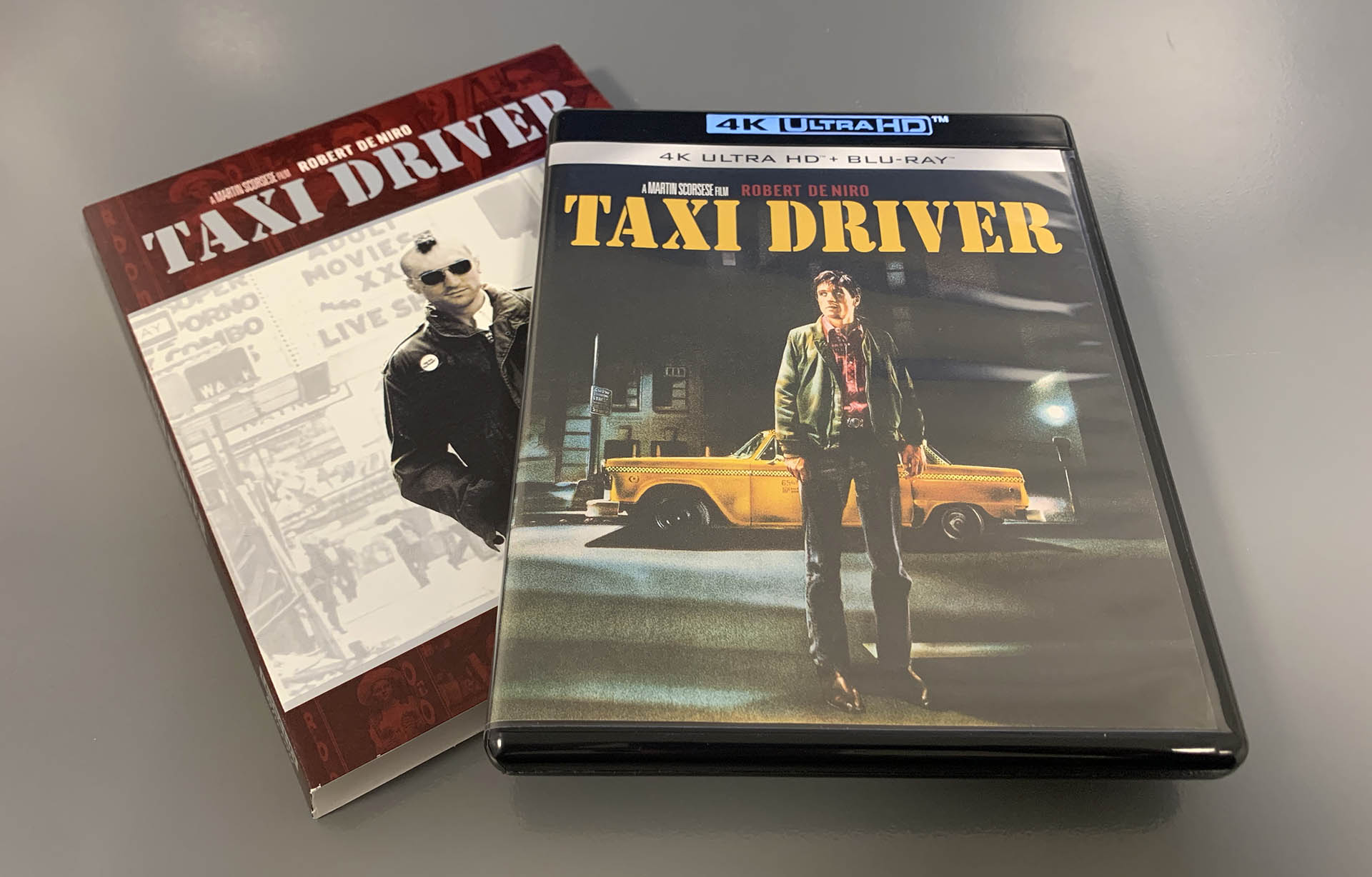 taxi driver 4k blu-ray columbia classics slipcover and case