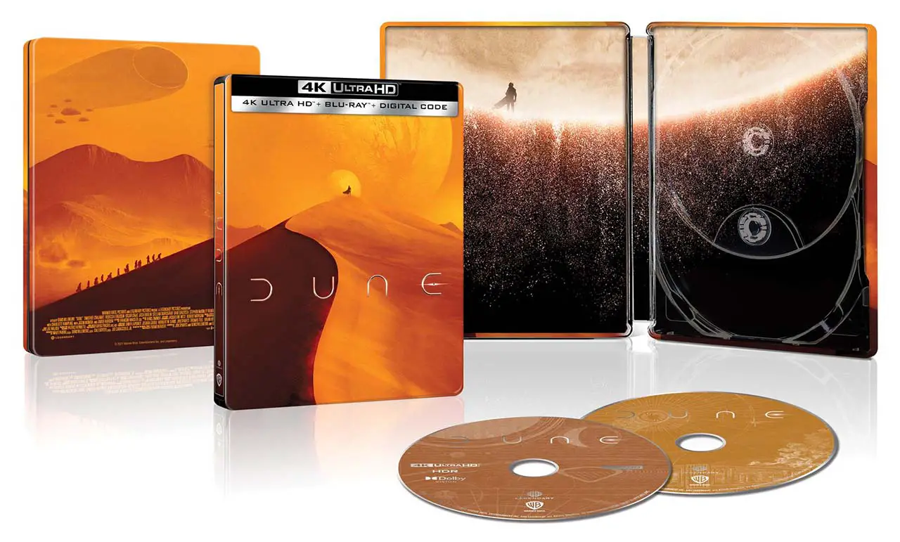 Dune 2021 4k Blu-ray SteelBook 1080