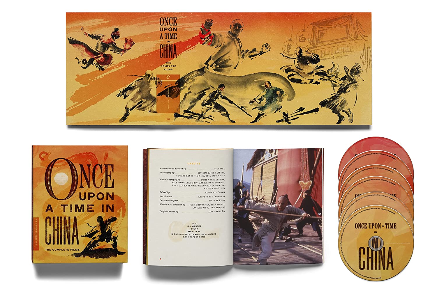 Once Upon a Time in China- The Complete Films The Criterion Collection Blu-ray open