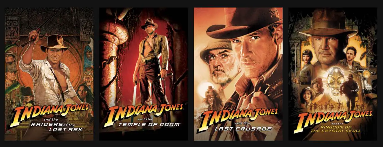 Paramount+ upgrades Indiana Jones films to 4k, Dolby Vision HDR