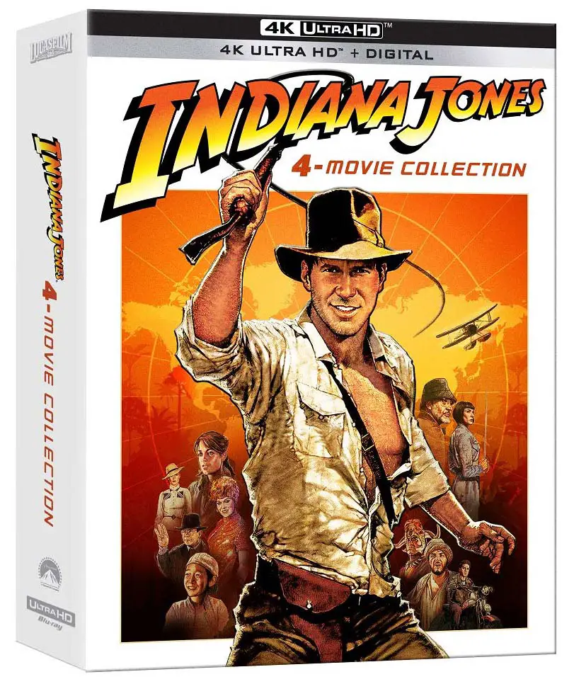 Indiana Jones 4-Movie Collection 4k Blu-ray