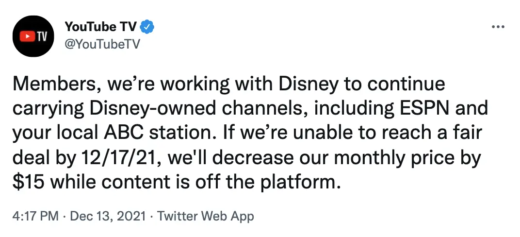 Disney Networks Restored On Dish, Sling TV: ESPN, ABC Stations – Update –  Deadline