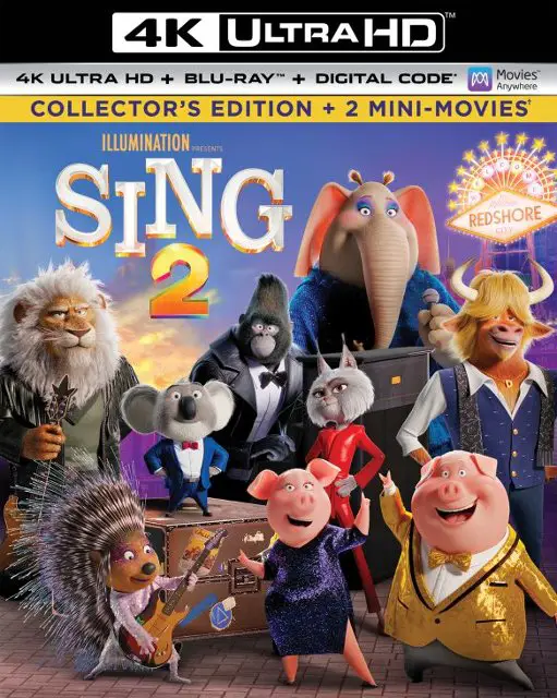 Sing 2 4k Blu-ray combo edition