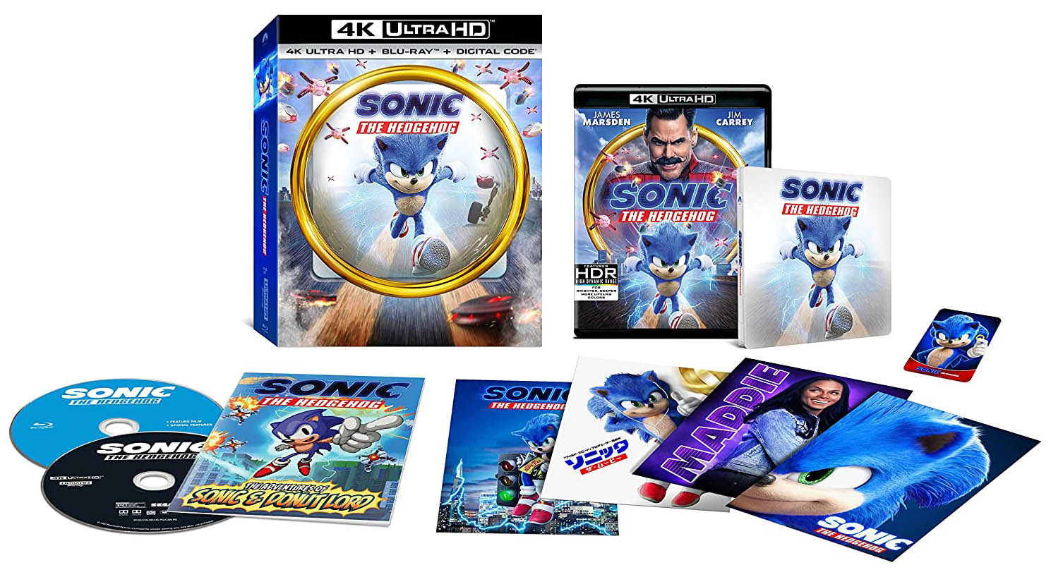 Sonic the Hedgehog Bonus Stage Edition SteelBook open