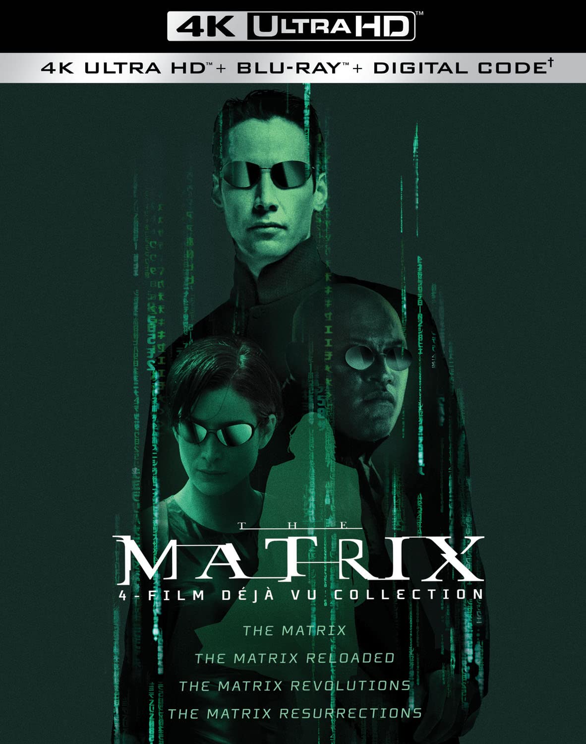 The Matrix 4-Film Déjà Vu Collection 4k Blu-ray