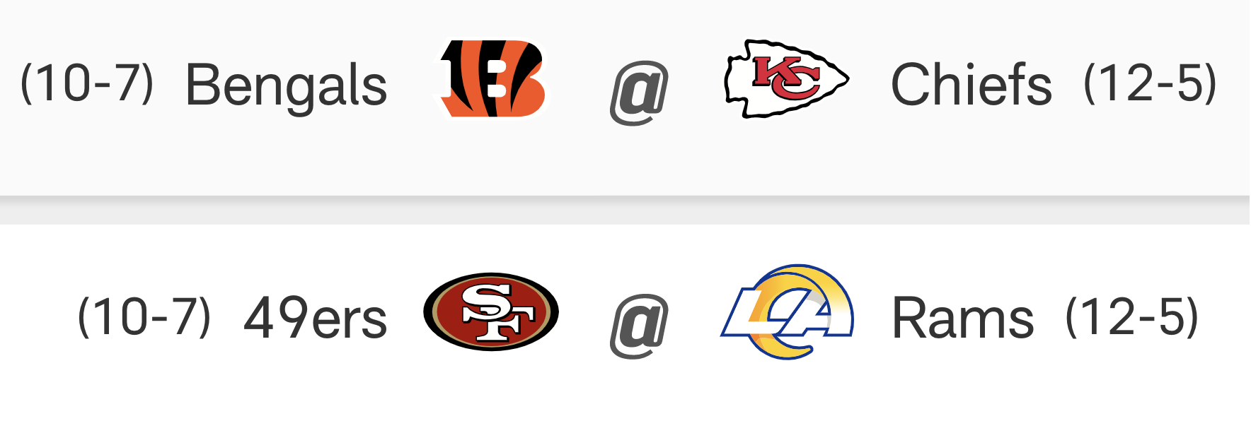 afc nfc championship logos