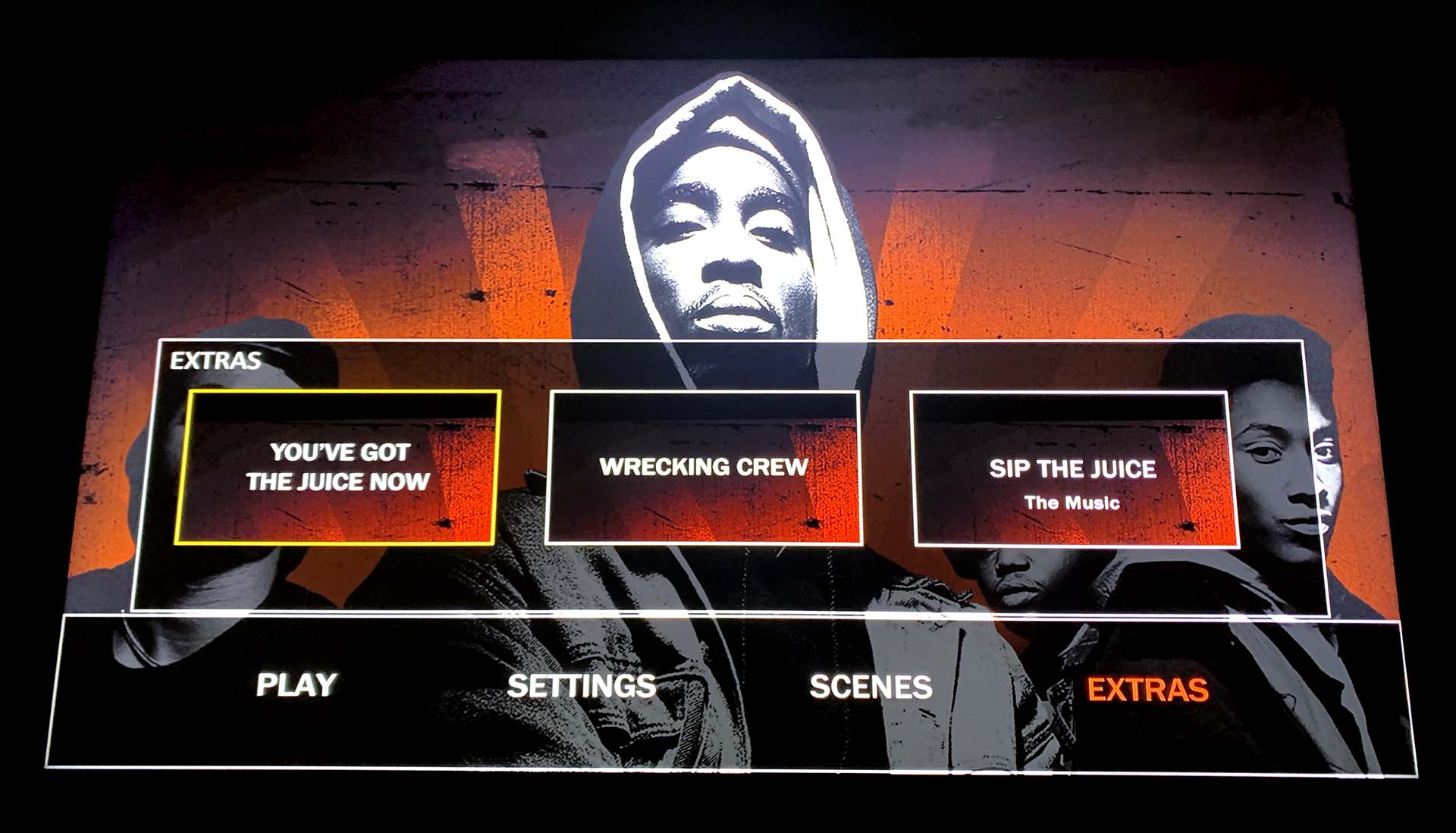 juice 4k movie menu extras