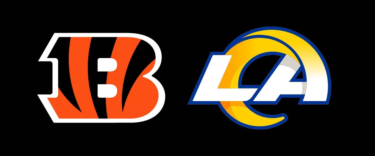 2022 Super Bowl LVI Bengals Rams