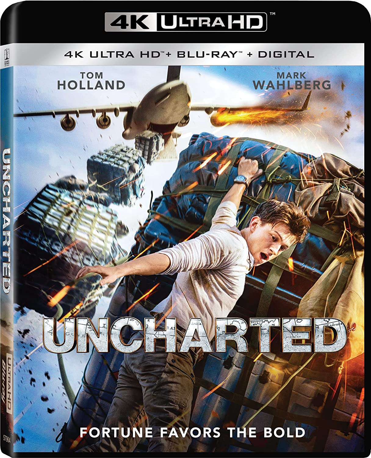 Uncharted 4k Blu-ray front