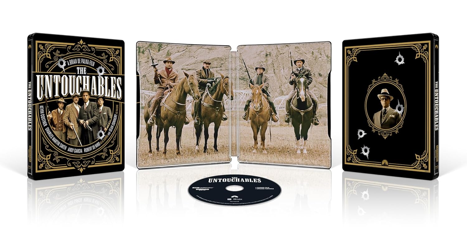 The Untouchables 1987 4k UHD SteelBook reprint open
