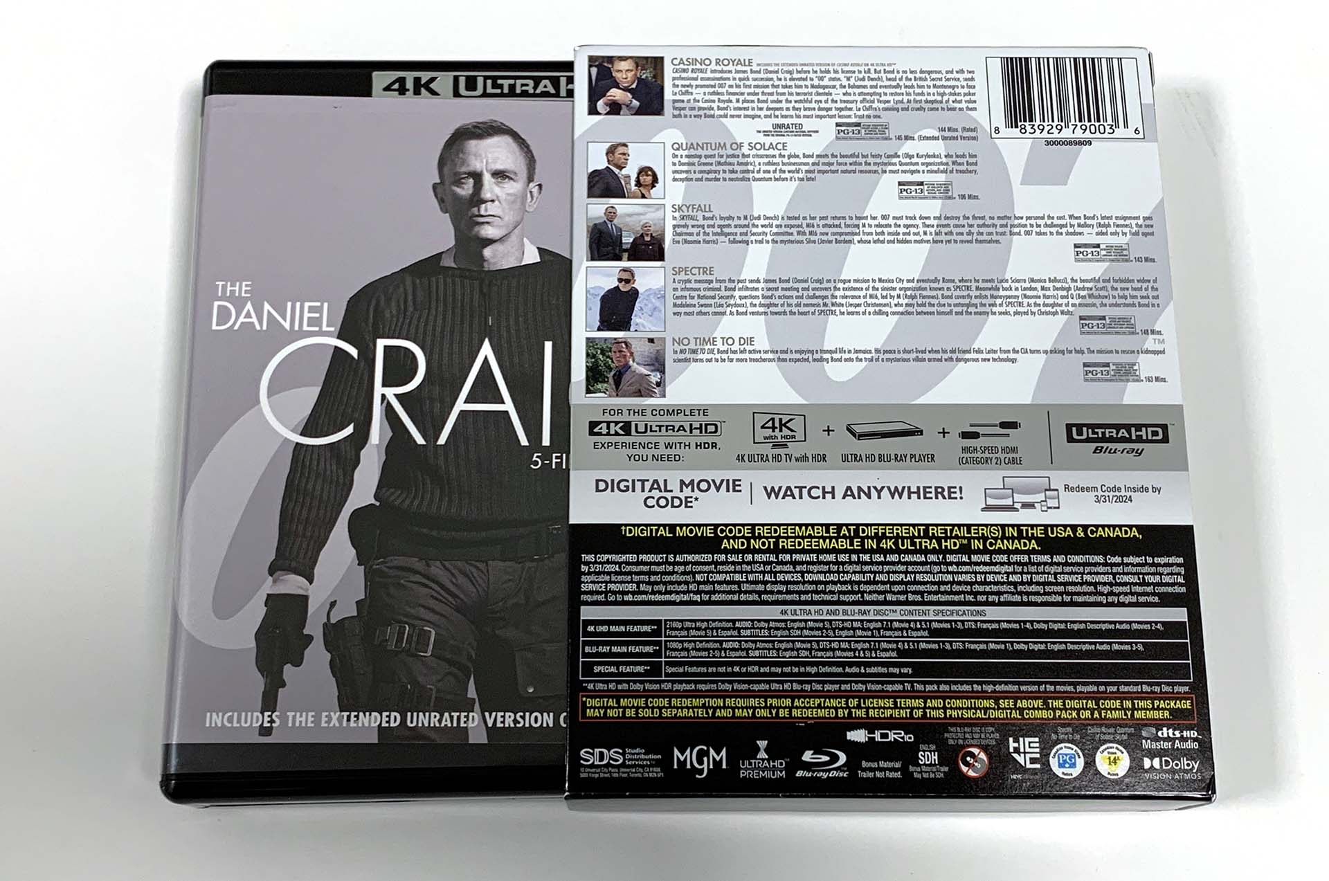 daniel craig 5-film collection unboxed 1