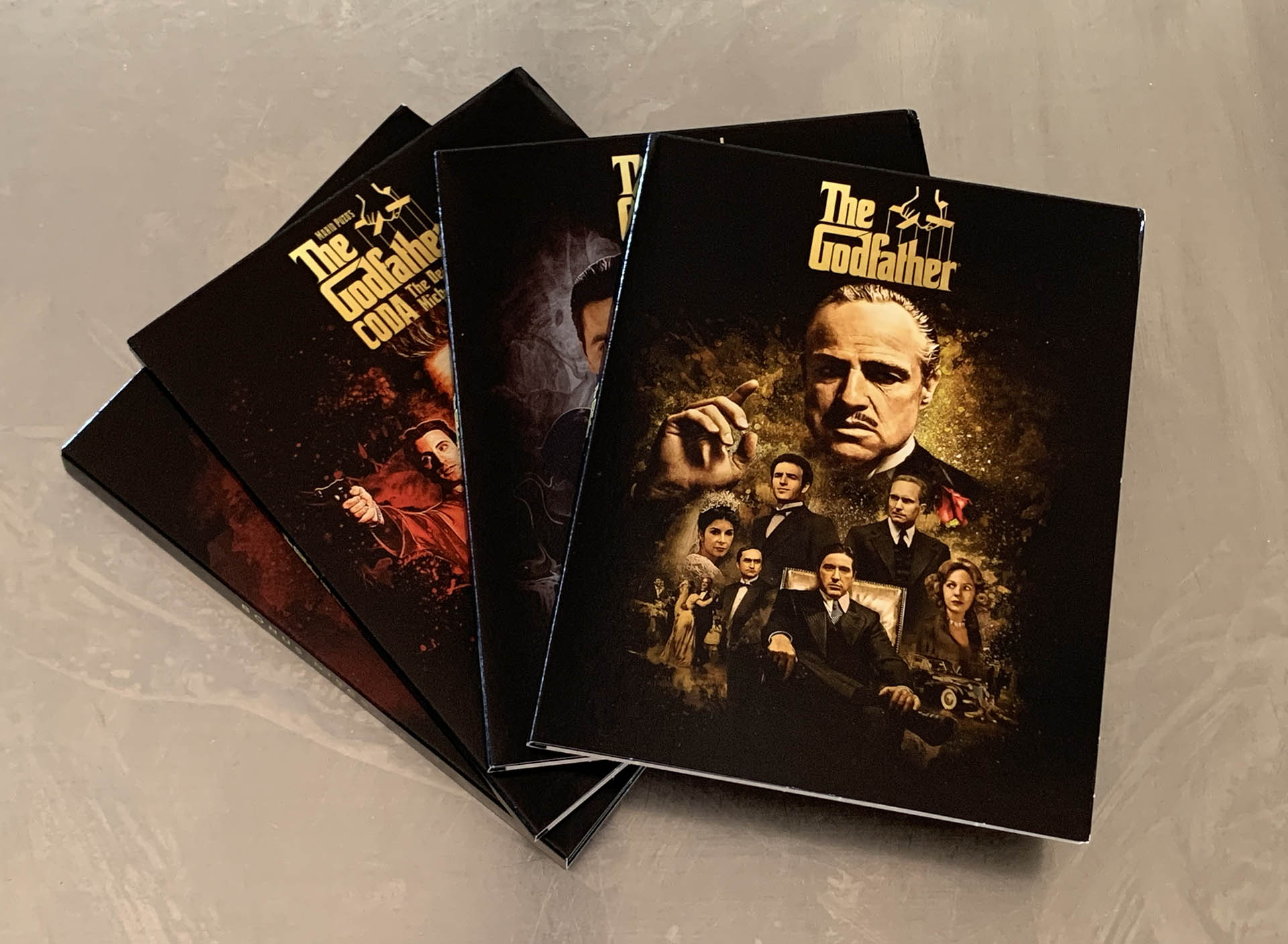 the godfather trilogy 4k Blu-ray open