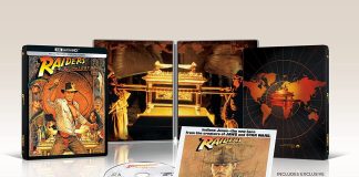 Indiana Jones and the Raiders of the Lost Ark 4k Blu-ray SteelBook open