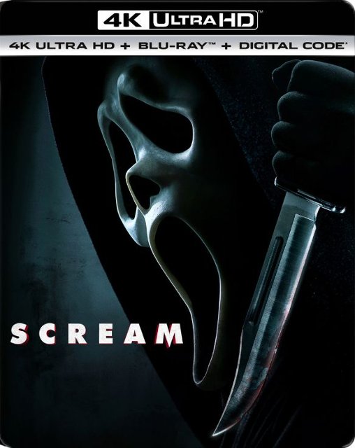 Scream 4k Blu-ray SteelBook