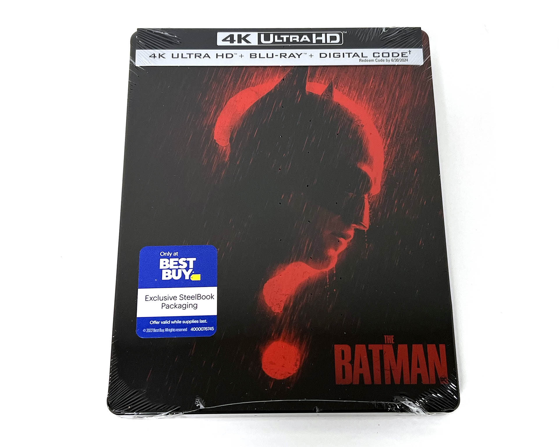 The Batman 4k Blu-ray SteelBook