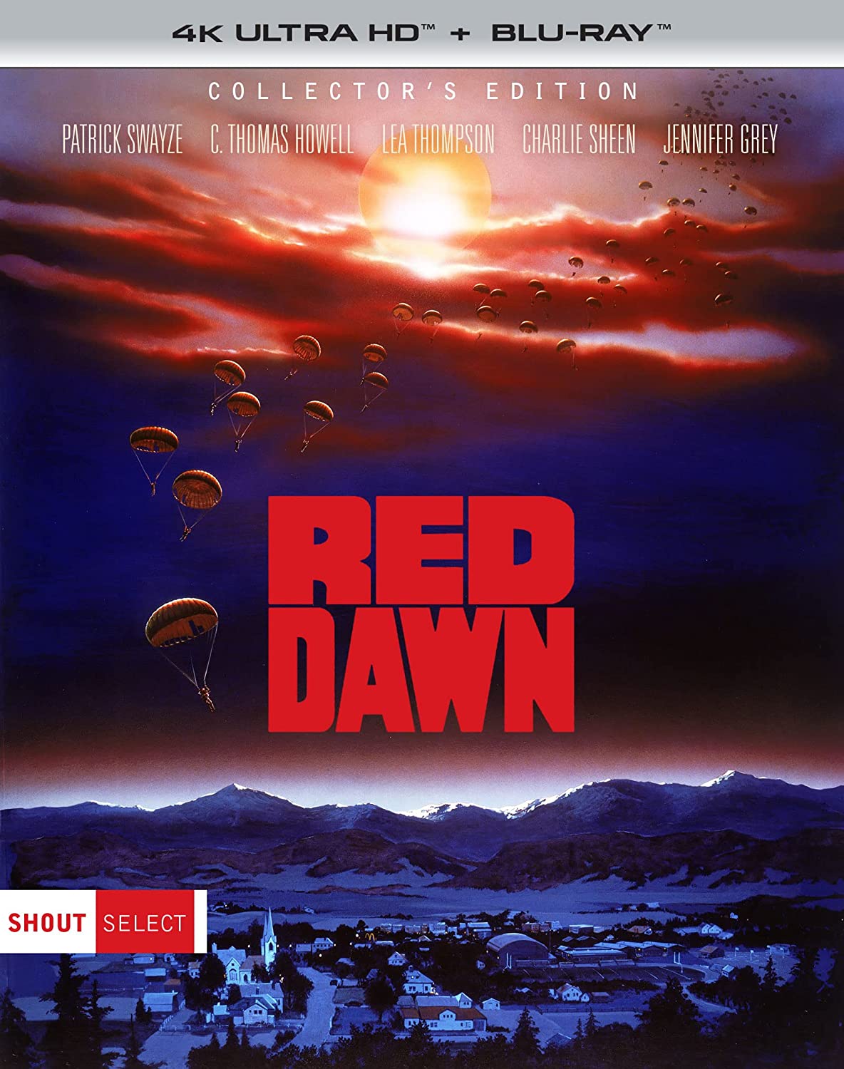 Red Dawn Collector's Edition 4k Blu-ray Slipcover