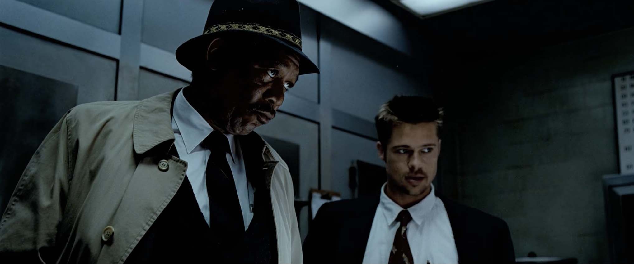 Se7en (1995) starring Morgan Freeman and Brad Pitt