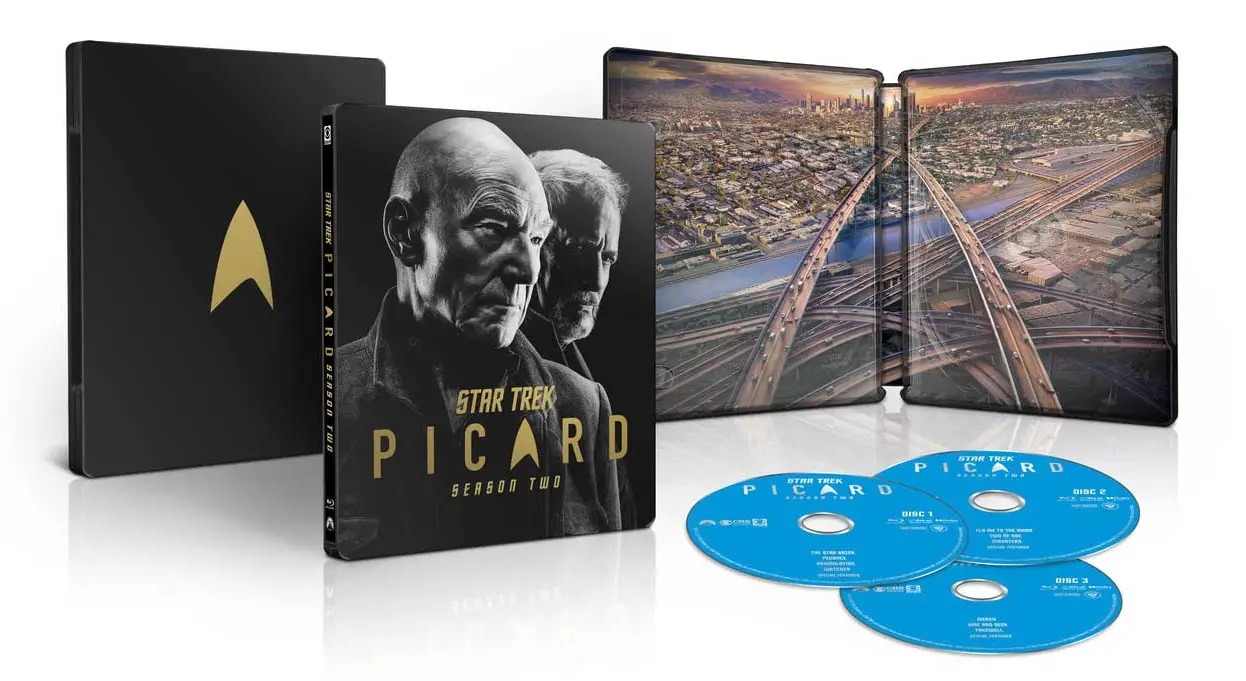 Star Trek- Picard - Season Two Limited Edition Blu-ray Steelbook open