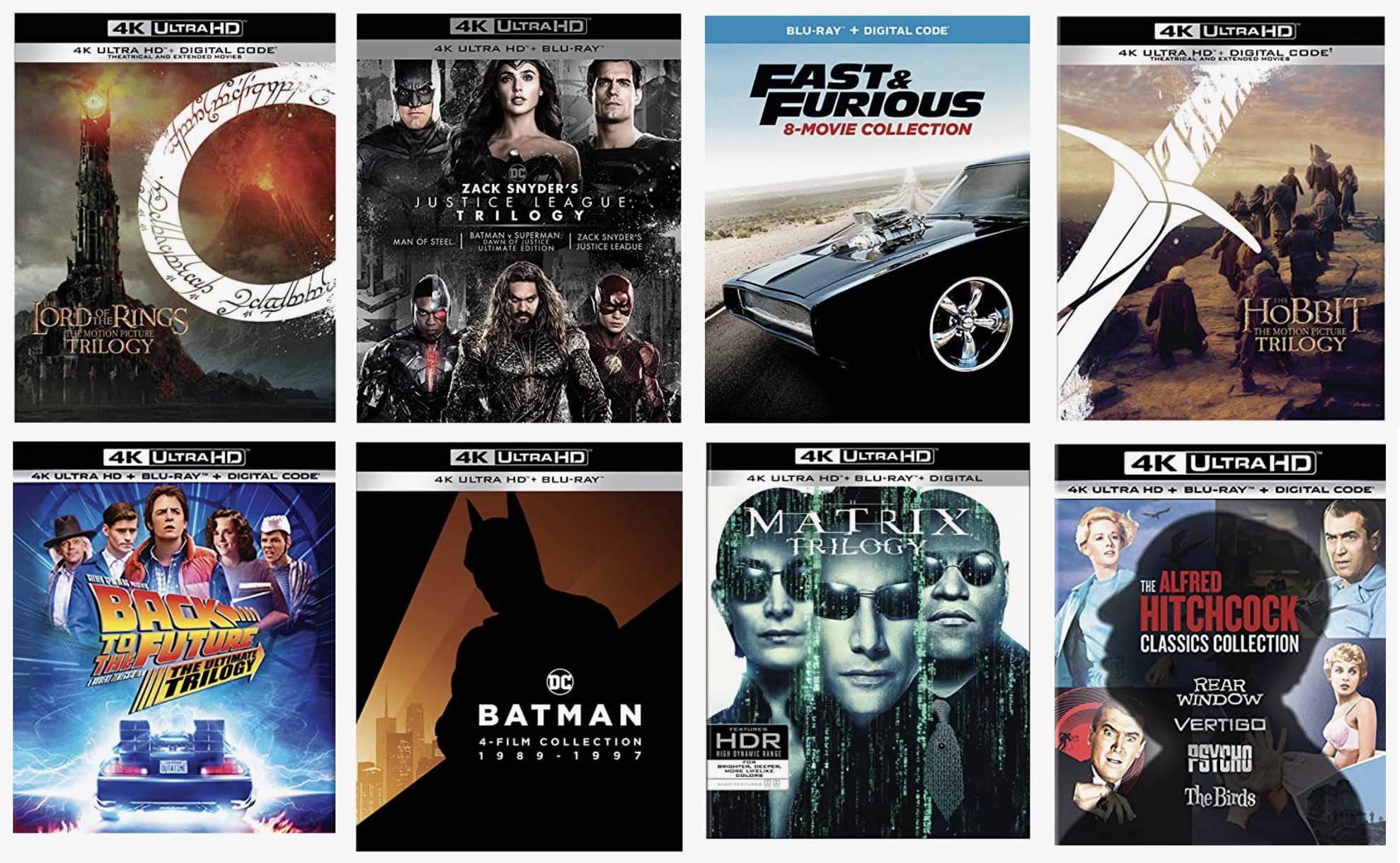 4k blu-ray collections grid