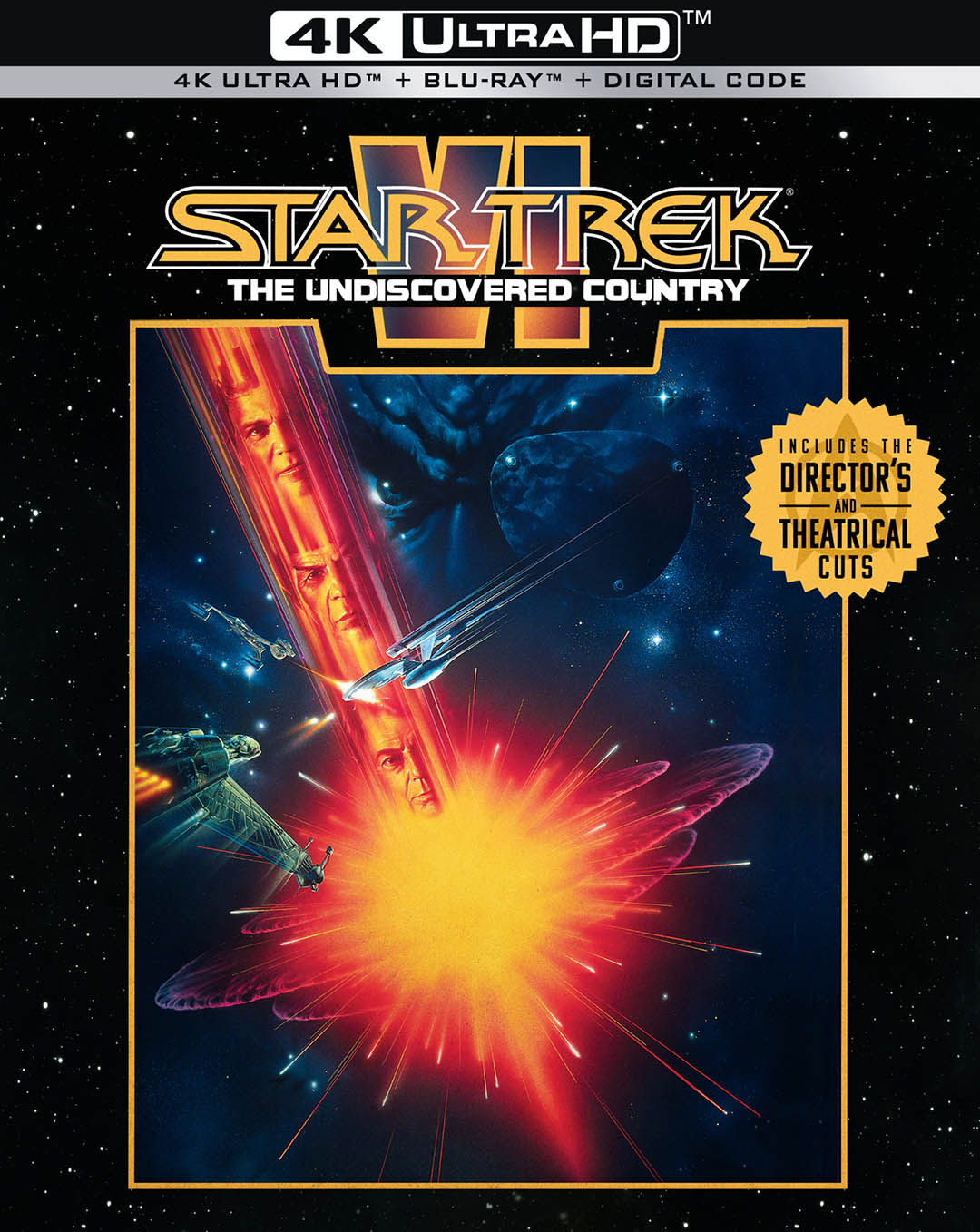 Star Trek VI The Undiscovered Country 4k Blu-ray