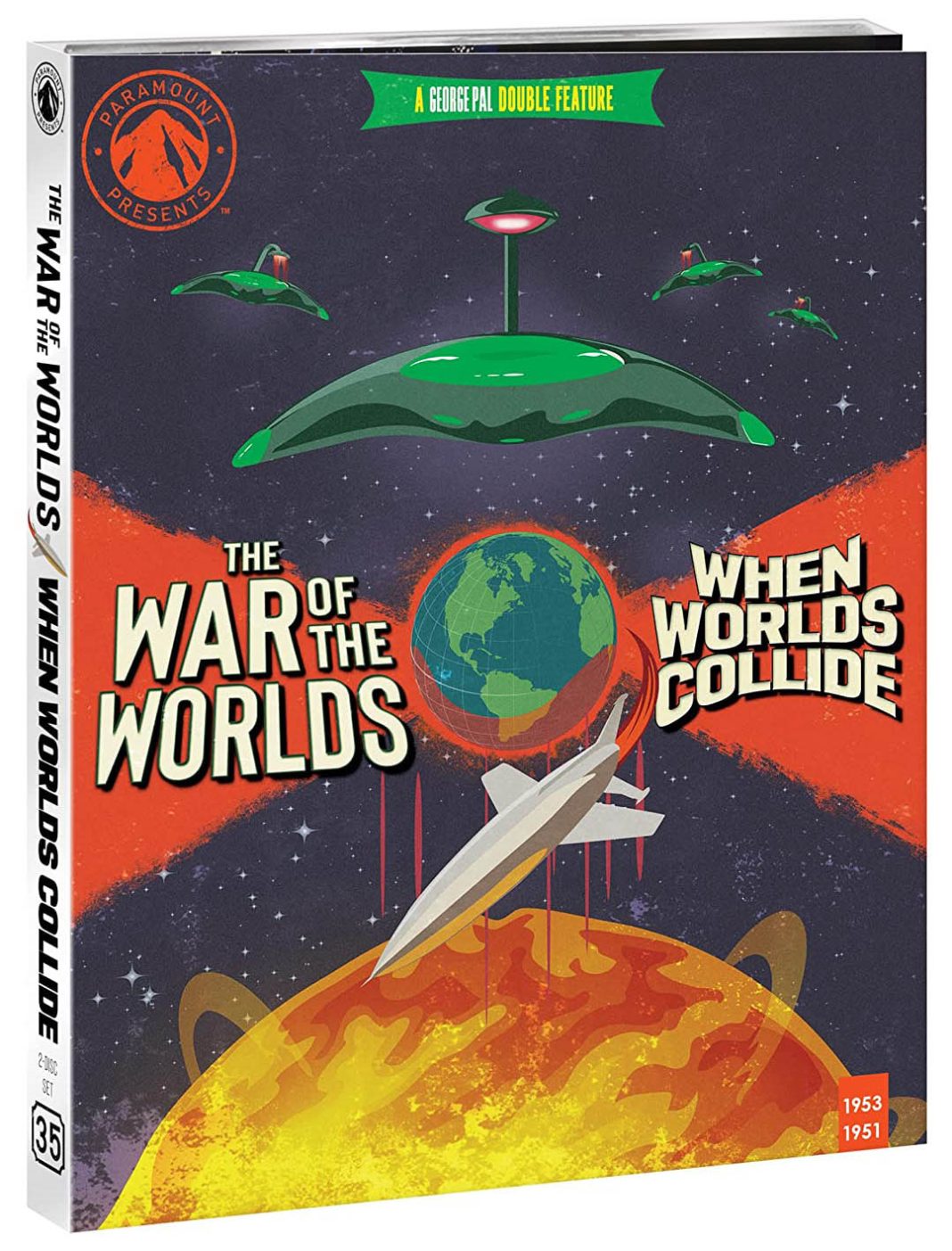 War of the Worlds (1953) 4k UHD + When Worlds Collide (1951) BD