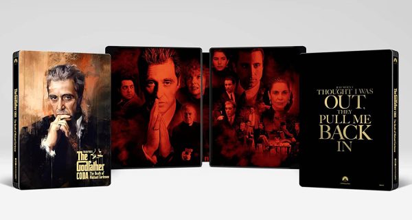 The Godfather Coda- The Death of Michael Corleone Steelbook open