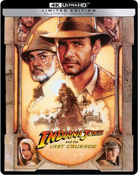 Indiana Jones and the Last Crusade Limited-Edition 4k Steelbook front